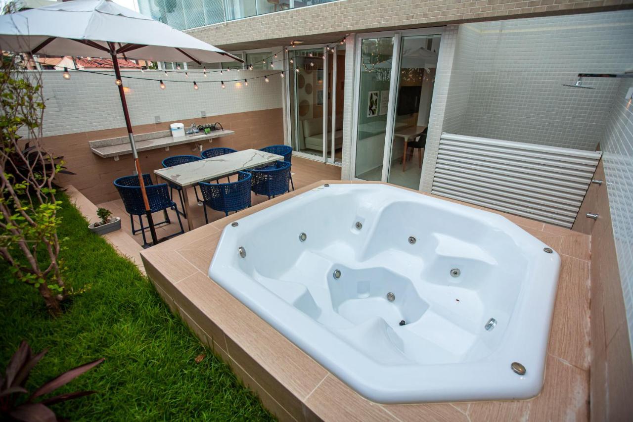 Apartamento Com Jacuzzi Na Beira Mar De Joao Pessoa No Branco Haus Экстерьер фото