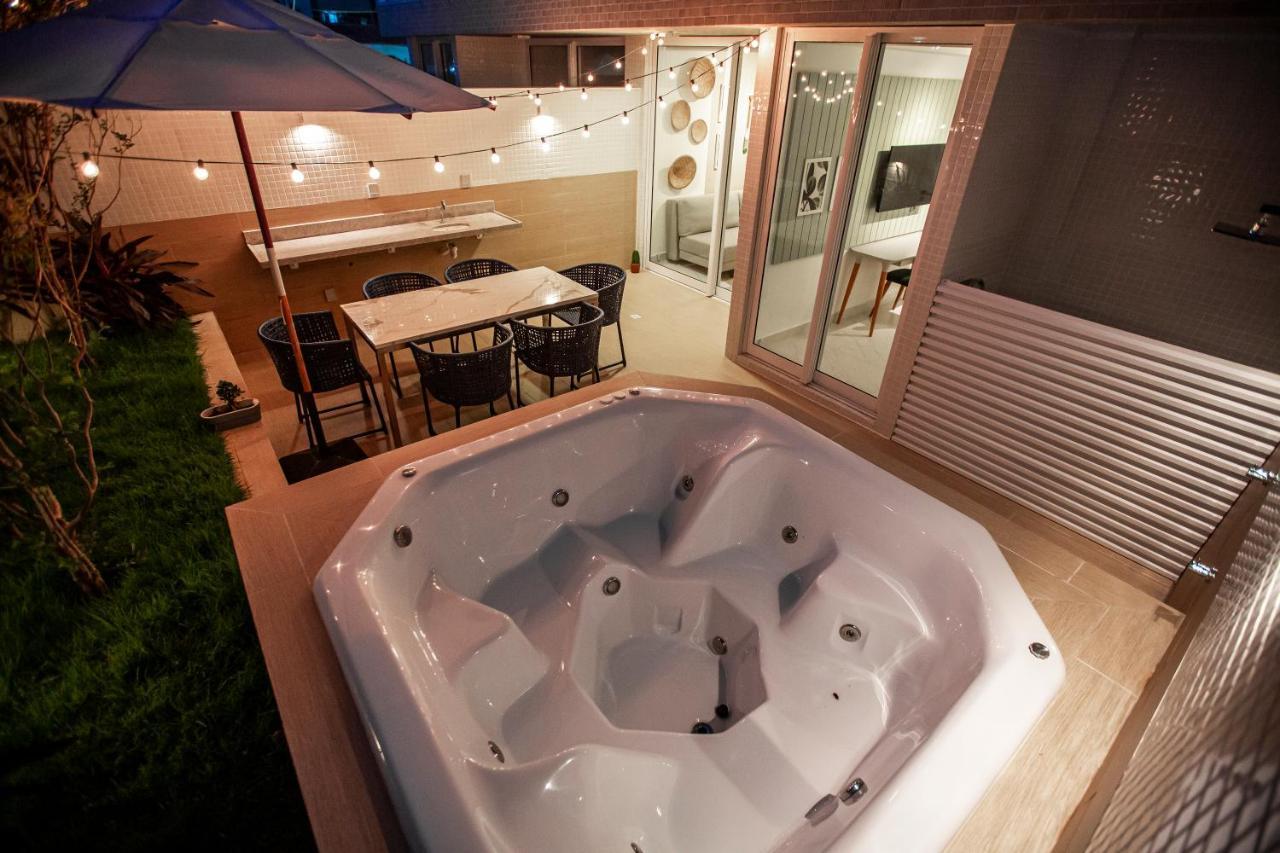 Apartamento Com Jacuzzi Na Beira Mar De Joao Pessoa No Branco Haus Экстерьер фото