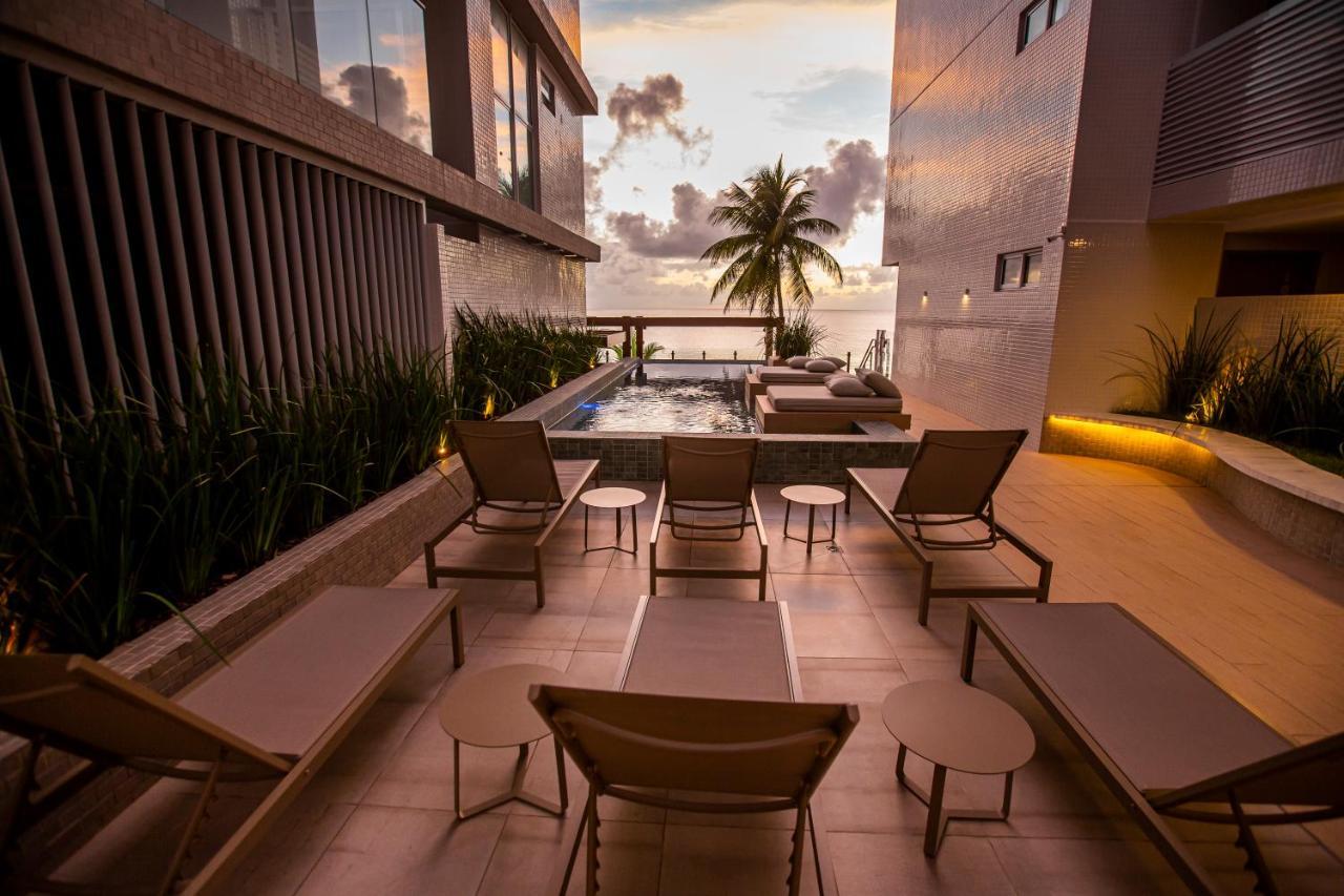 Apartamento Com Jacuzzi Na Beira Mar De Joao Pessoa No Branco Haus Экстерьер фото