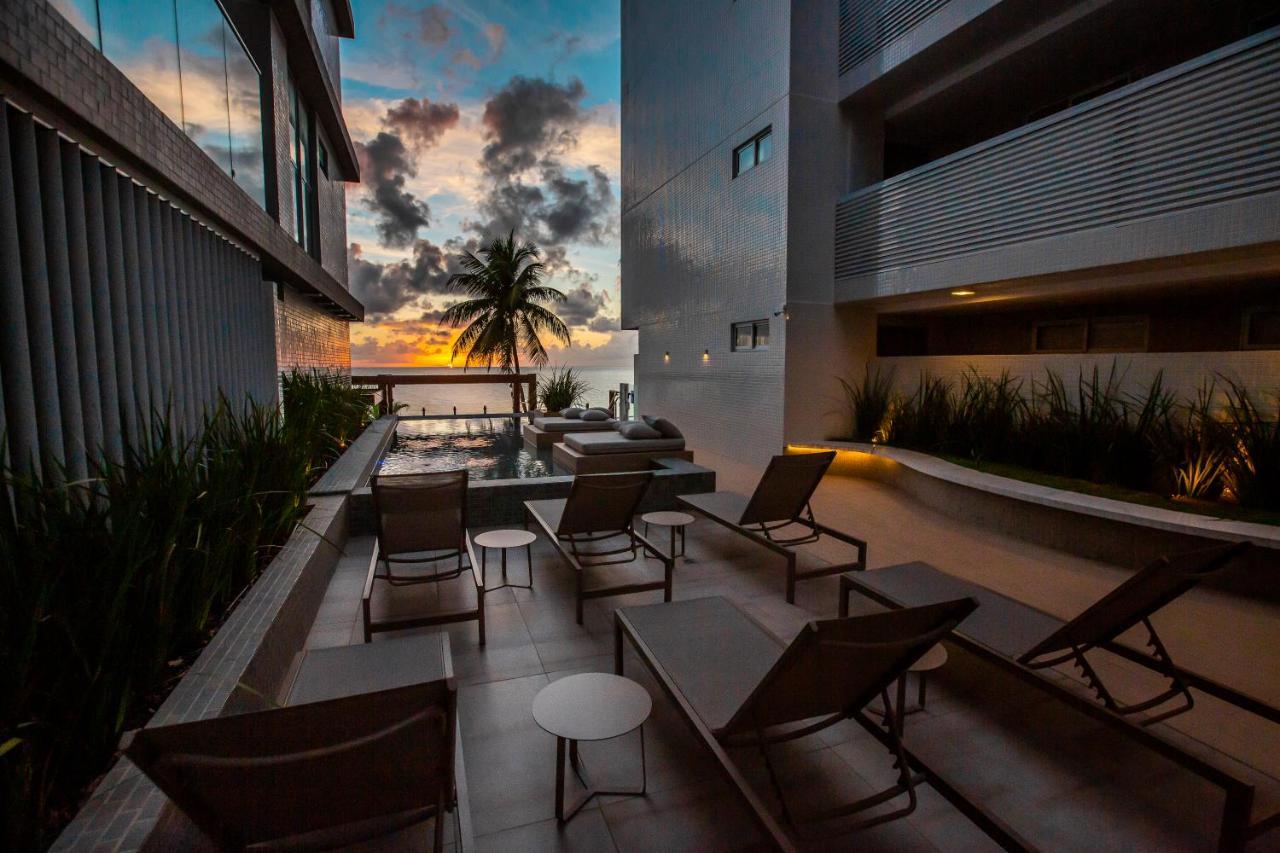 Apartamento Com Jacuzzi Na Beira Mar De Joao Pessoa No Branco Haus Экстерьер фото