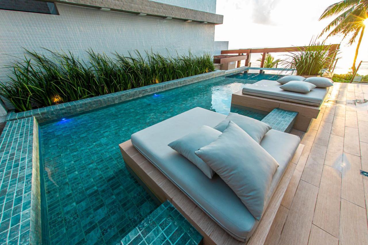 Apartamento Com Jacuzzi Na Beira Mar De Joao Pessoa No Branco Haus Экстерьер фото